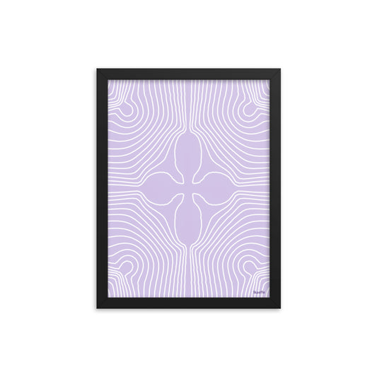 Kunstdruck - ζ violett
